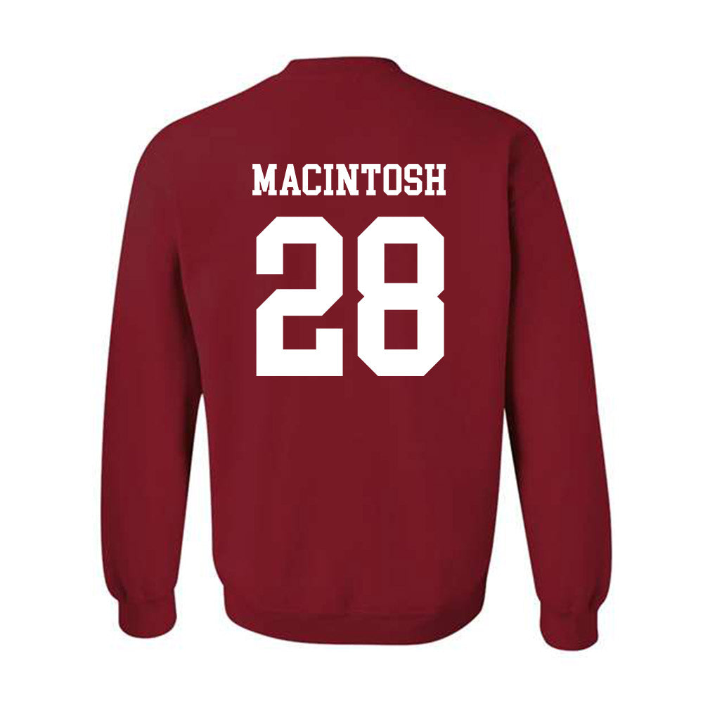 WSU - NCAA Baseball : Jack MacIntosh - Classic Fashion Shersey Crewneck Sweatshirt-1