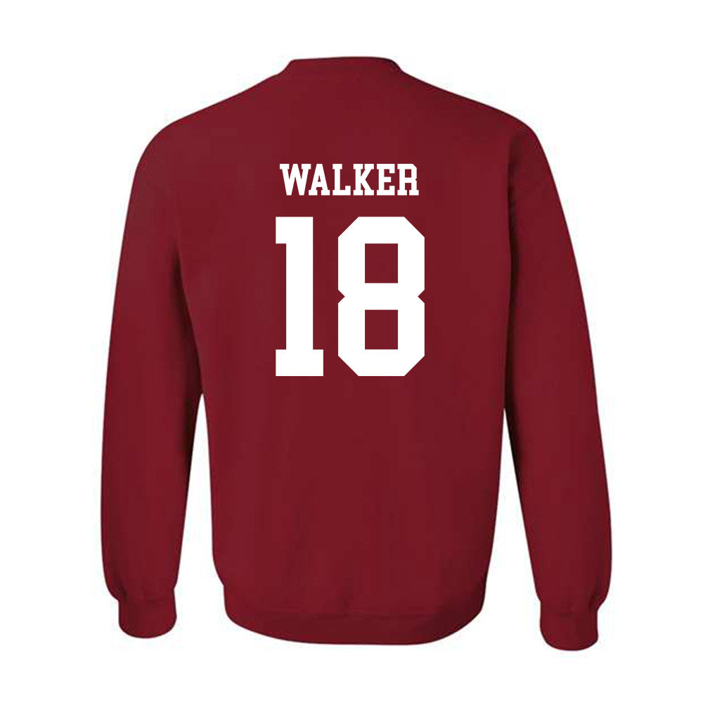 WSU - NCAA Football : Jevon Walker - Classic Fashion Shersey Crewneck Sweatshirt-1