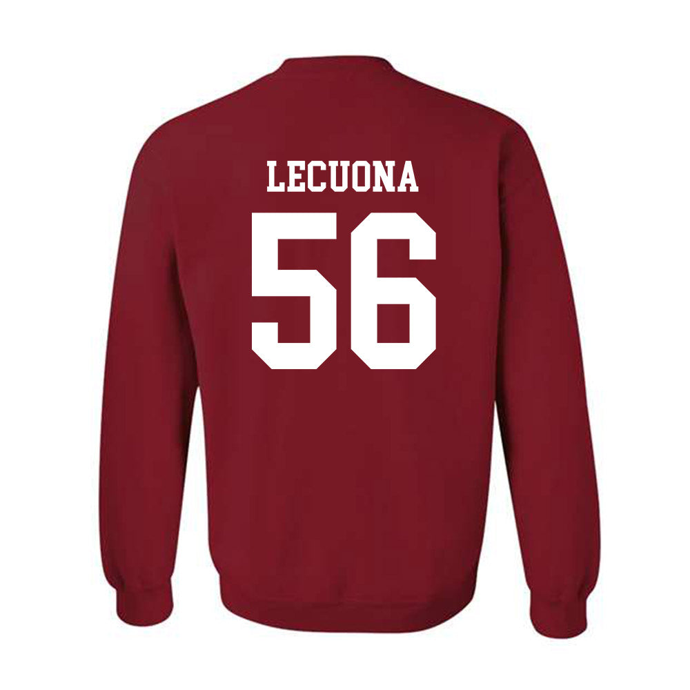 WSU - NCAA Football : Fernando Lecuona - Classic Fashion Shersey Crewneck Sweatshirt-1