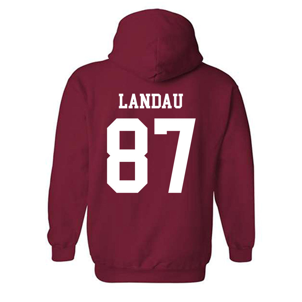 WSU - NCAA Football : Cash Landau - Classic Fashion Shersey Hooded Sweatshirt-1