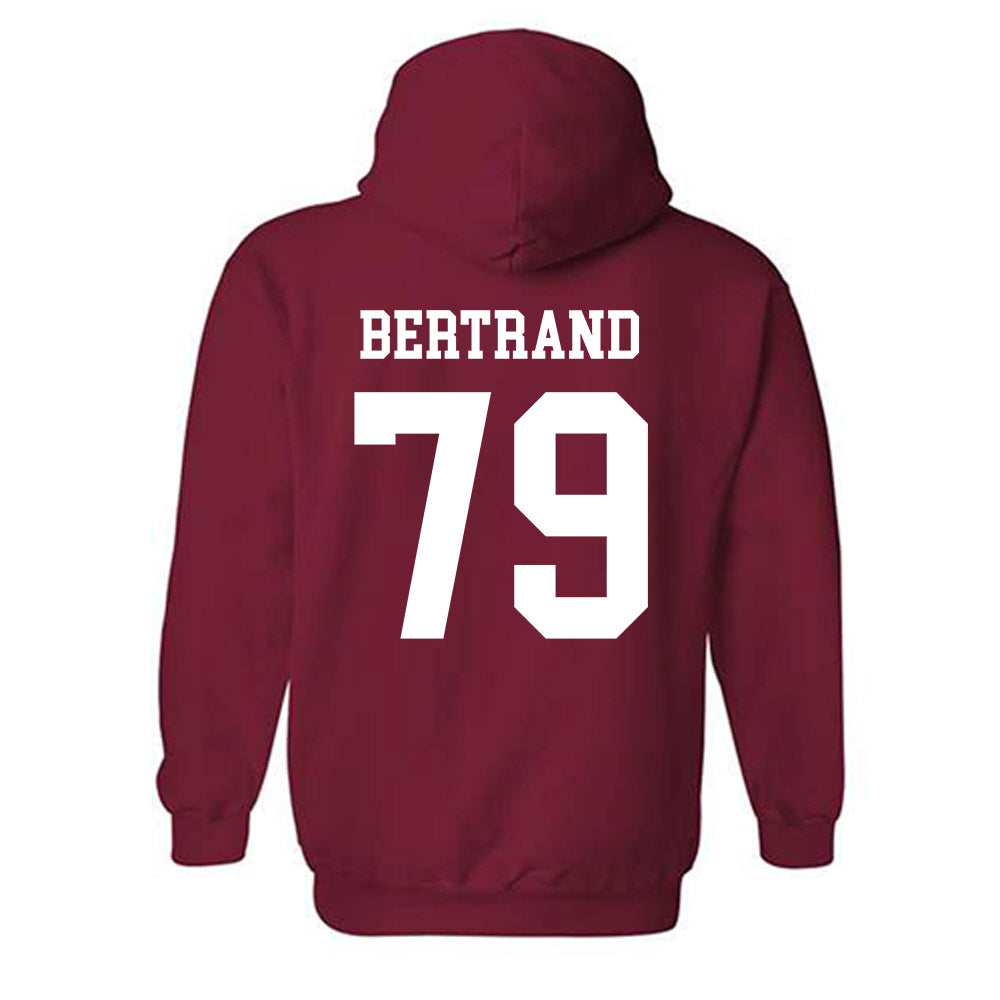WSU - NCAA Football : Turner Bertrand - Classic Fashion Shersey Hooded Sweatshirt-1