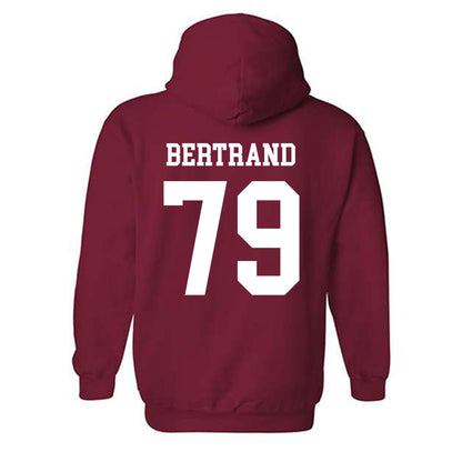 WSU - NCAA Football : Turner Bertrand - Classic Fashion Shersey Hooded Sweatshirt-1
