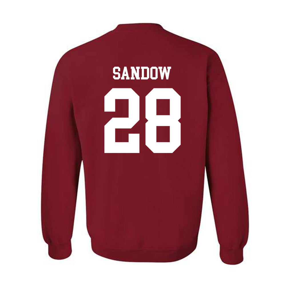 WSU - NCAA Women's Soccer : Ashlyn Sandow - Classic Fashion Shersey Crewneck Sweatshirt-1