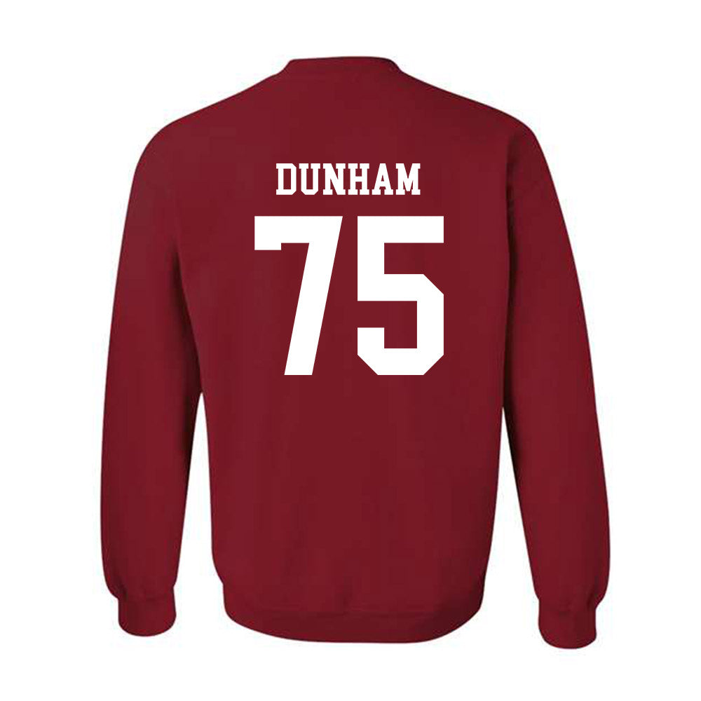 WSU - NCAA Football : Noah Dunham - Classic Fashion Shersey Crewneck Sweatshirt-1