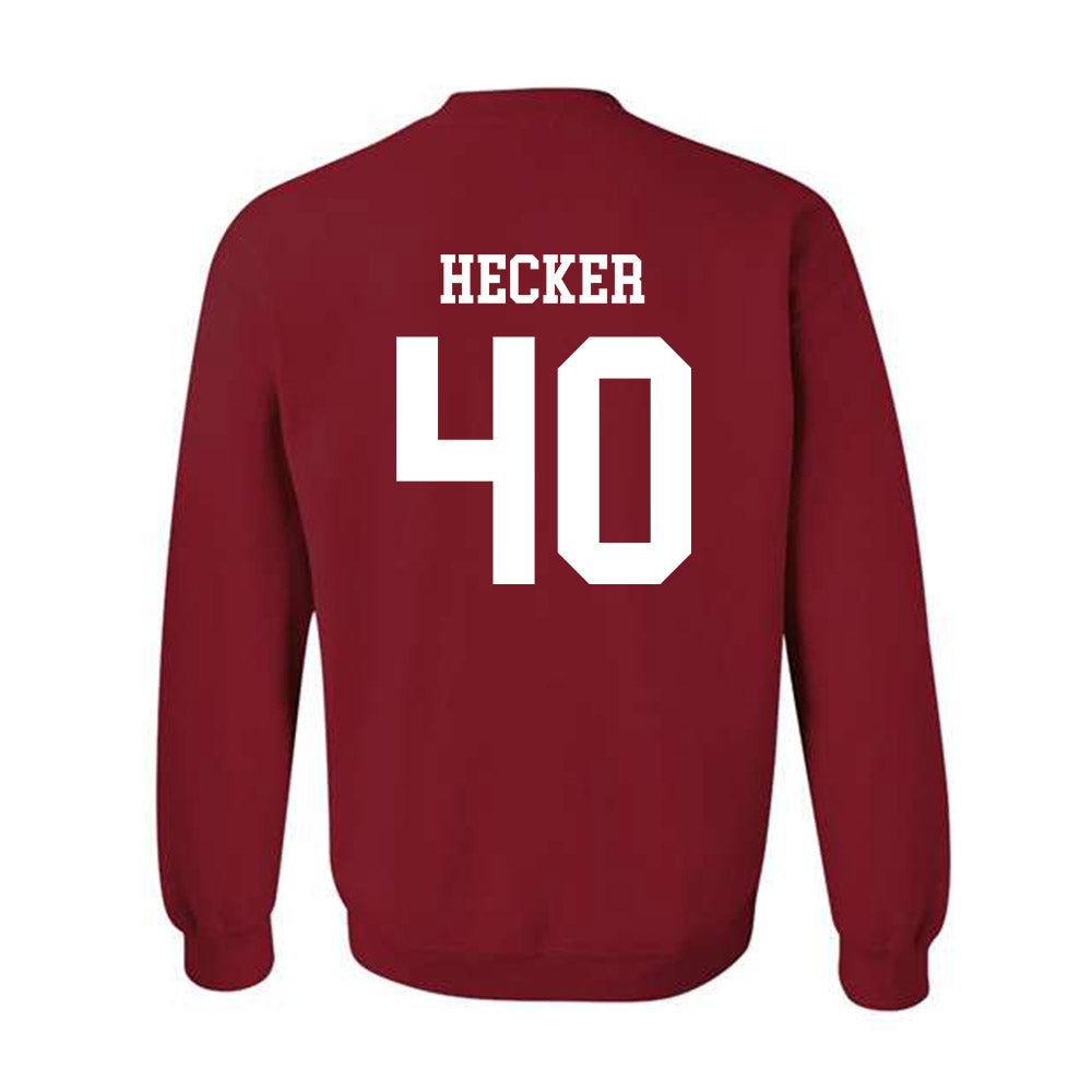 WSU - NCAA Baseball : Joey Hecker - Classic Fashion Shersey Crewneck Sweatshirt-1