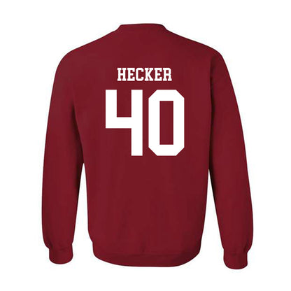 WSU - NCAA Baseball : Joey Hecker - Classic Fashion Shersey Crewneck Sweatshirt-1