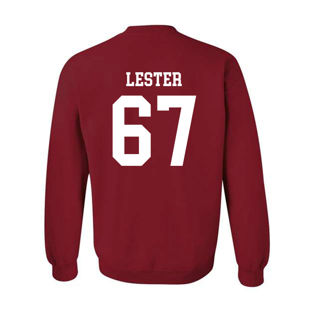 WSU - NCAA Football : Jonny Lester - Classic Fashion Shersey Crewneck Sweatshirt-1