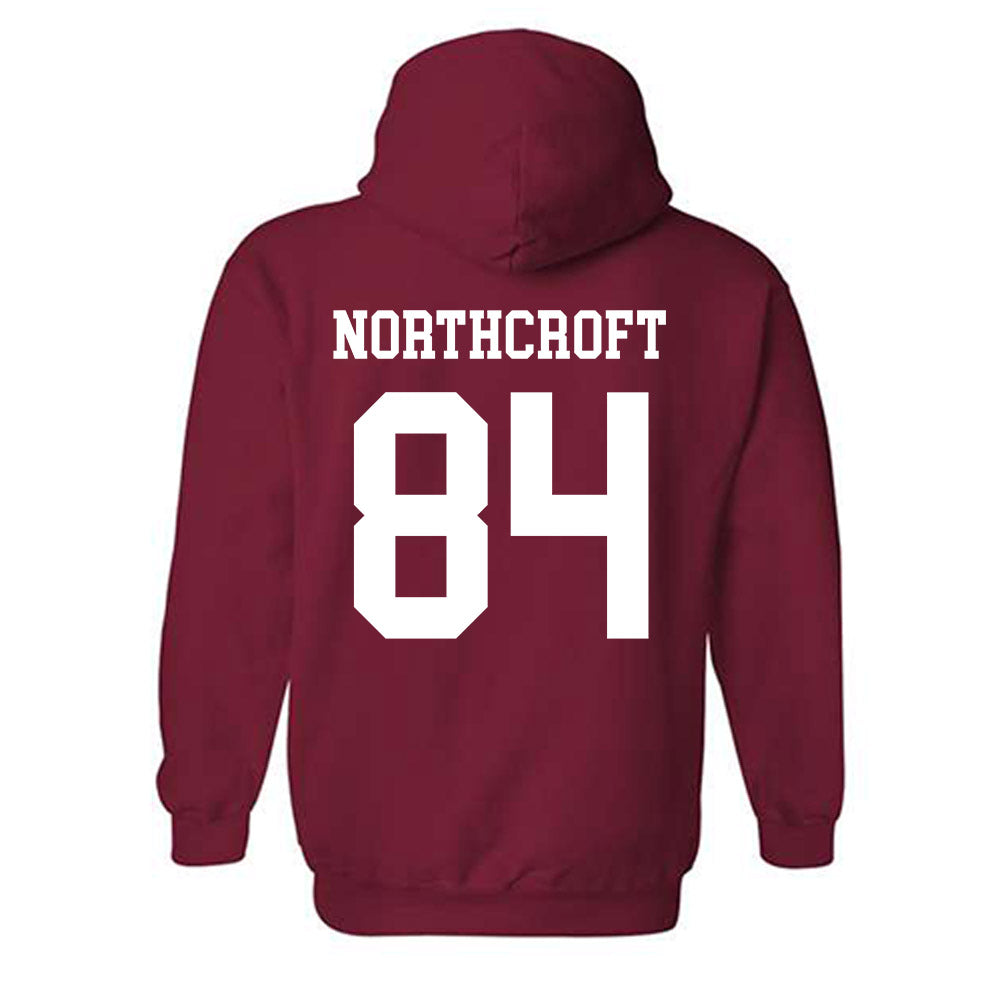 WSU - NCAA Football : Caleb Northcroft - Classic Fashion Shersey Hooded Sweatshirt-1