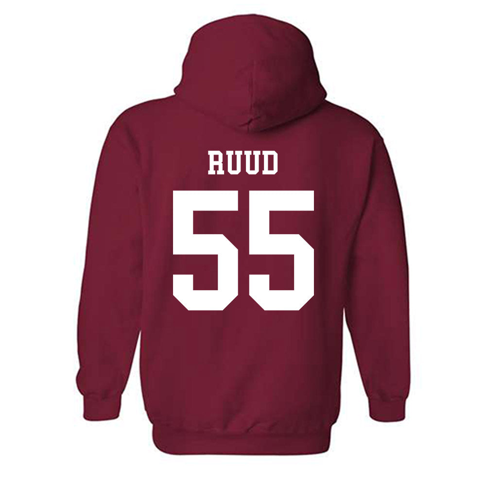 WSU - NCAA Women's Basketball : Malia Ruud - Classic Fashion Shersey Hooded Sweatshirt-1