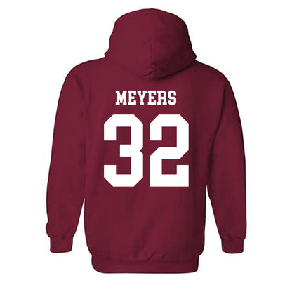 WSU - NCAA Baseball : Luke Meyers - Classic Fashion Shersey Hooded Sweatshirt-1