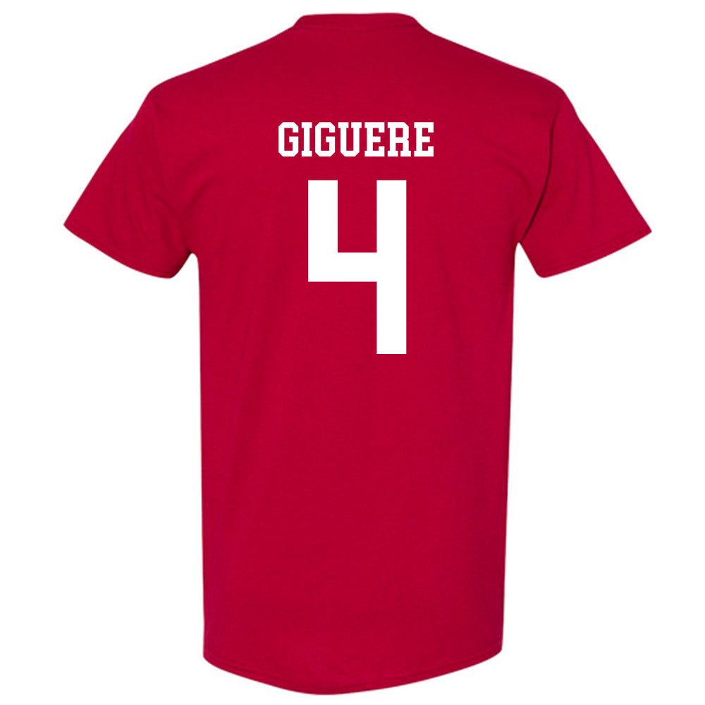 WSU - NCAA Baseball : Alexandre Giguere - Classic Fashion Shersey T-Shirt-1