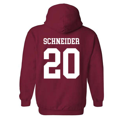 WSU - NCAA Baseball : Gabe Schneider - Classic Fashion Shersey Hooded Sweatshirt-1