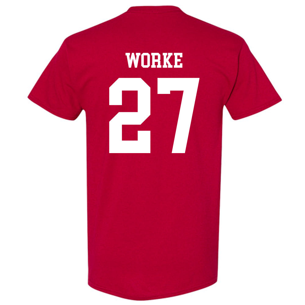WSU - NCAA Women's Soccer : Kingston Worke - Classic Fashion Shersey T-Shirt-1