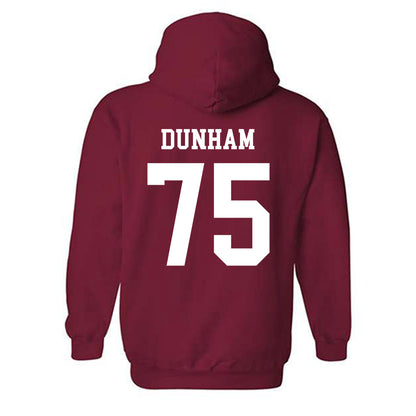 WSU - NCAA Football : Noah Dunham - Classic Fashion Shersey Hooded Sweatshirt-1