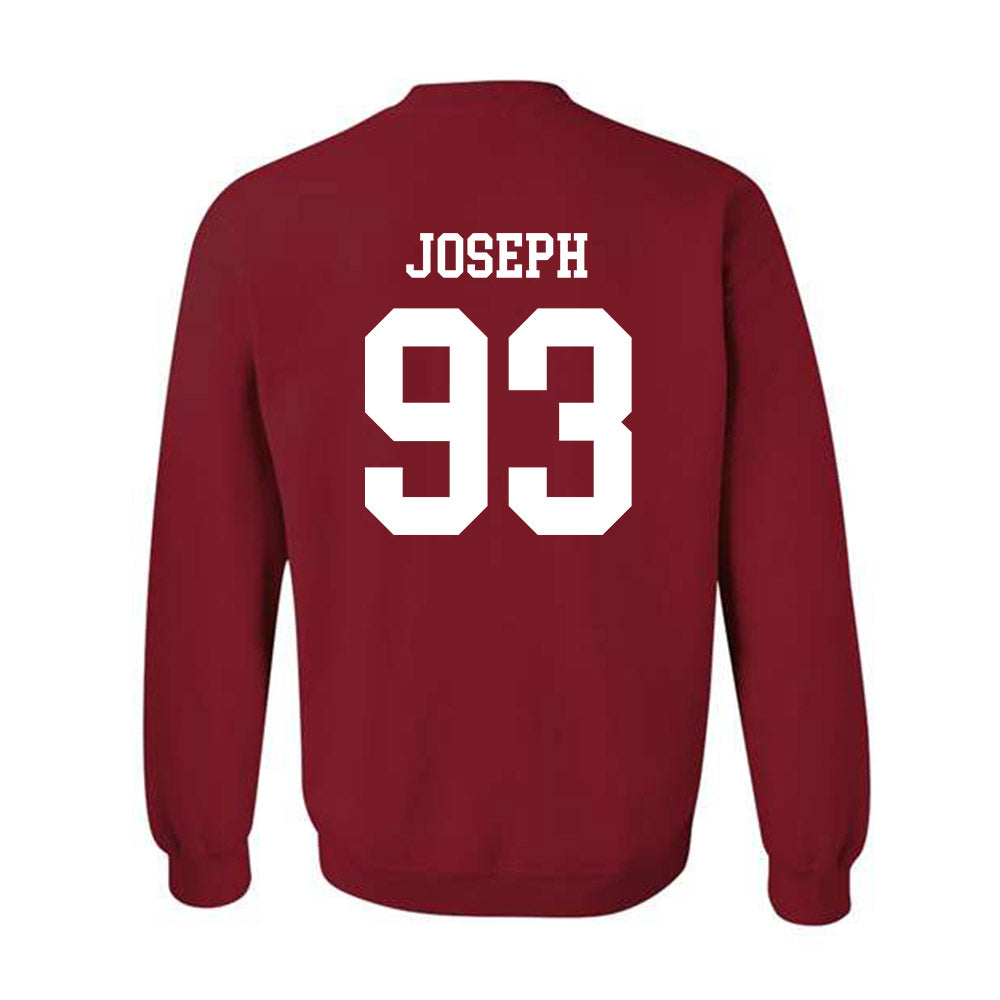 WSU - NCAA Football : JaVon Joseph - Classic Fashion Shersey Crewneck Sweatshirt-1