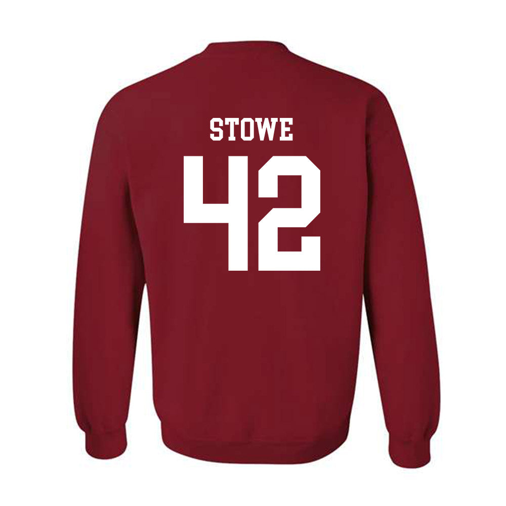 WSU - NCAA Baseball : Trevor Stowe - Classic Fashion Shersey Crewneck Sweatshirt-1