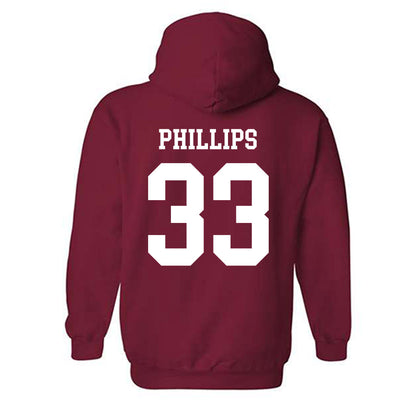 WSU - NCAA Men's Basketball : Jamari Phillips - Classic Fashion Shersey Hooded Sweatshirt-1