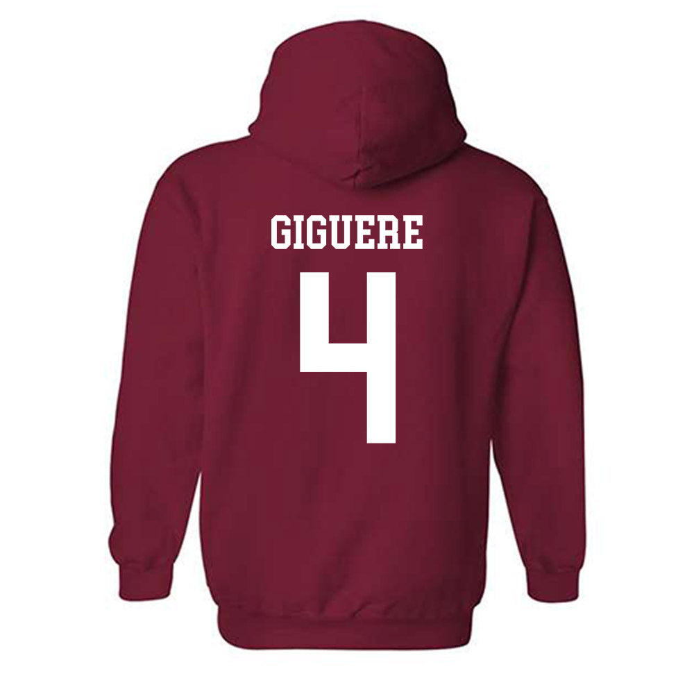 WSU - NCAA Baseball : Alexandre Giguere - Classic Fashion Shersey Hooded Sweatshirt-1