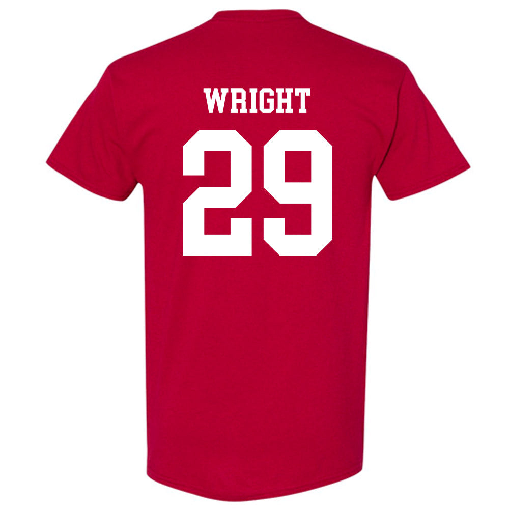 WSU - NCAA Football : Erimus Wright - Classic Fashion Shersey T-Shirt-1