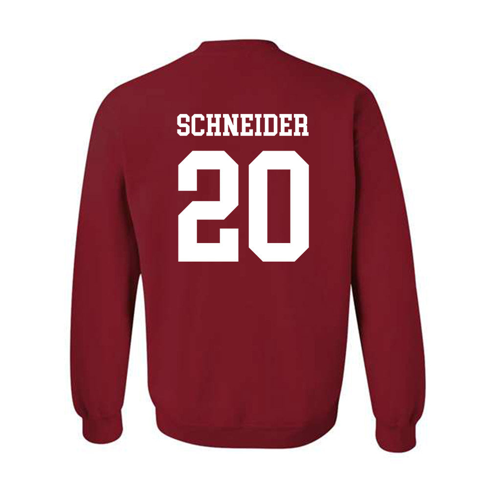 WSU - NCAA Baseball : Gabe Schneider - Classic Fashion Shersey Crewneck Sweatshirt-1