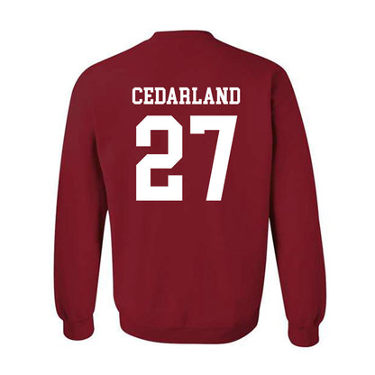 WSU - NCAA Football : Hudson Cedarland - Classic Fashion Shersey Crewneck Sweatshirt