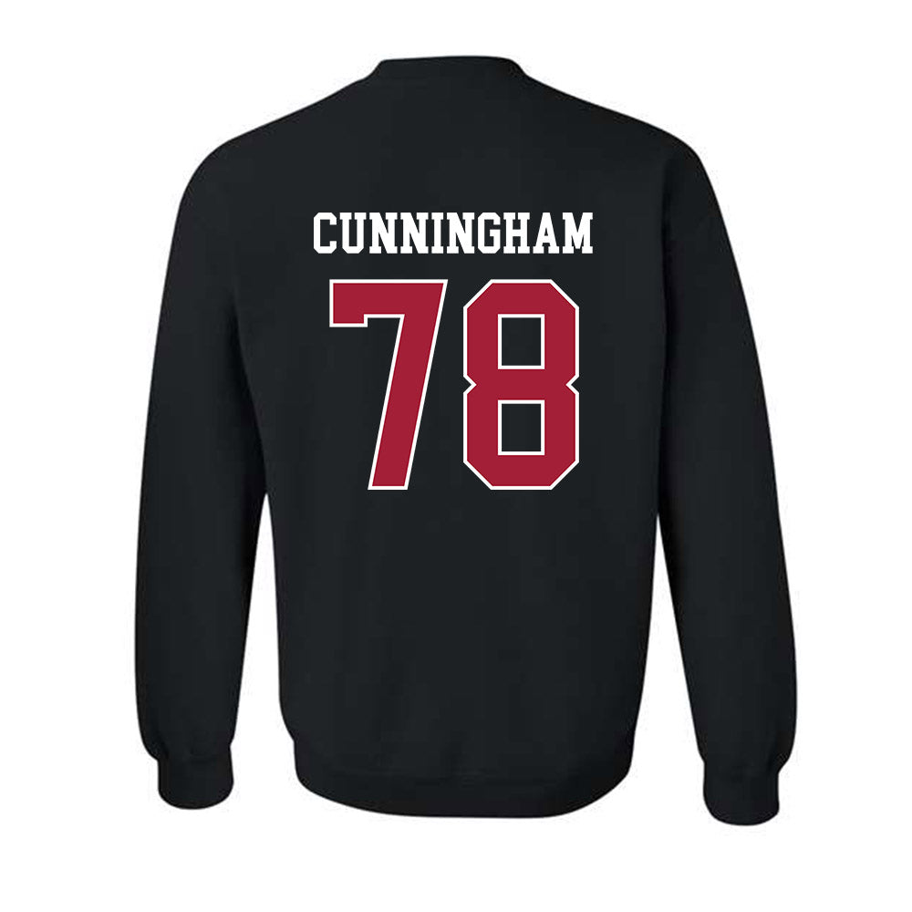 WSU - NCAA Football : Jorden Cunningham - Classic Fashion Shersey Crewneck Sweatshirt-1