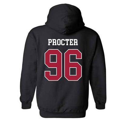 WSU - NCAA Football : Jack Procter - Classic Fashion Shersey Hooded Sweatshirt-1