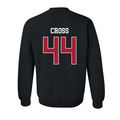 WSU - NCAA Baseball : Brock Cross - Classic Fashion Shersey Crewneck Sweatshirt-1