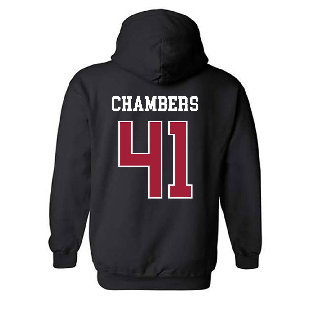WSU - NCAA Baseball : Bryce Chambers - Classic Fashion Shersey Hooded Sweatshirt-1