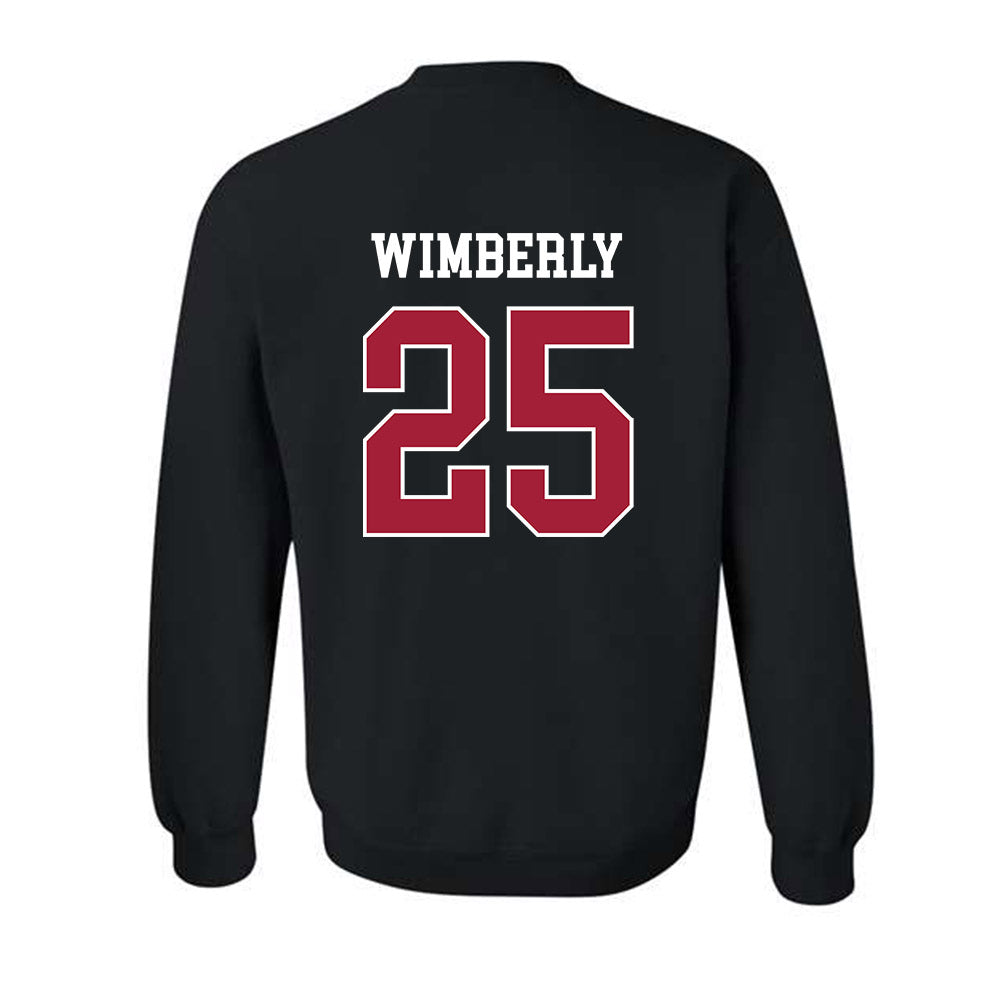 WSU - NCAA Football : Marquez Wimberly - Classic Fashion Shersey Crewneck Sweatshirt-1