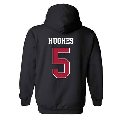 WSU - NCAA Football : Michael Hughes - Classic Fashion Shersey Hooded Sweatshirt-1
