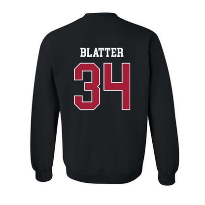 WSU - NCAA Baseball : Brock Blatter - Classic Fashion Shersey Crewneck Sweatshirt-1