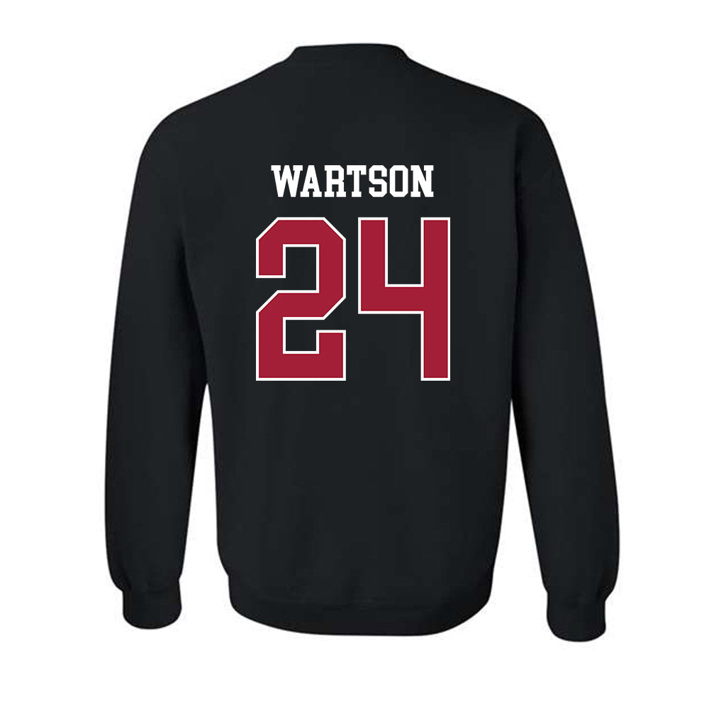 WSU - NCAA Football : Elmo Wartson - Classic Fashion Shersey Crewneck Sweatshirt-1