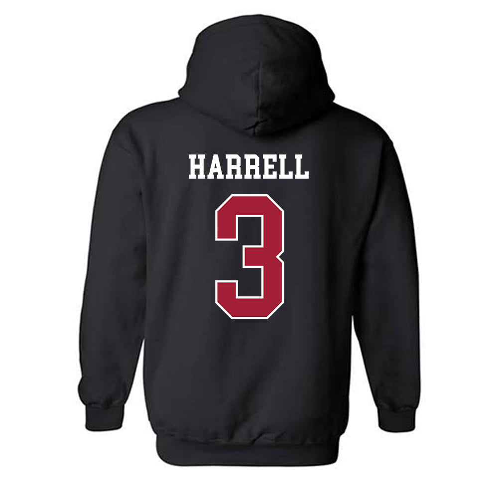 WSU - NCAA Men's Basketball : Jaylen Harrell - Classic Fashion Shersey Hooded Sweatshirt-1