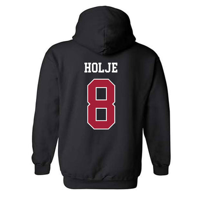 WSU - NCAA Women's Soccer : Calli Holje - Classic Fashion Shersey Hooded Sweatshirt-1