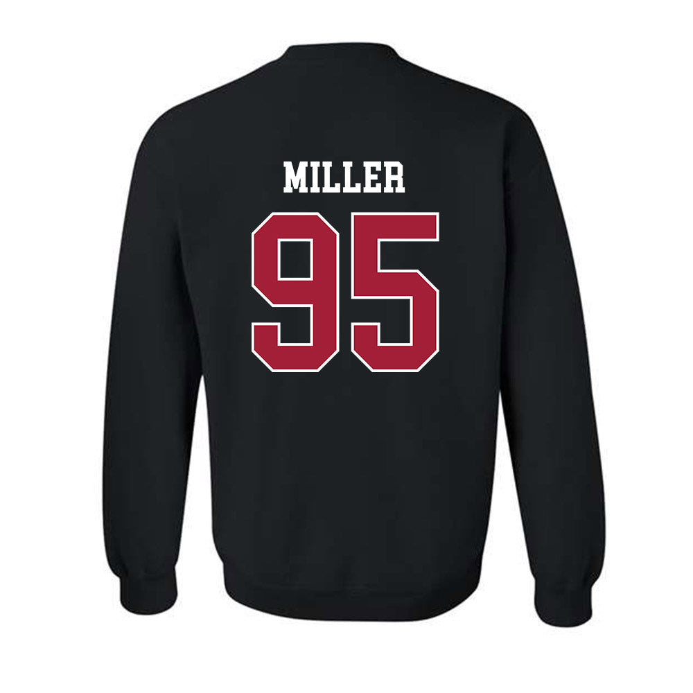 WSU - NCAA Football : Balaam Miller - Classic Fashion Shersey Crewneck Sweatshirt-1