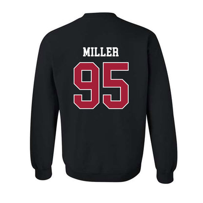 WSU - NCAA Football : Balaam Miller - Classic Fashion Shersey Crewneck Sweatshirt-1