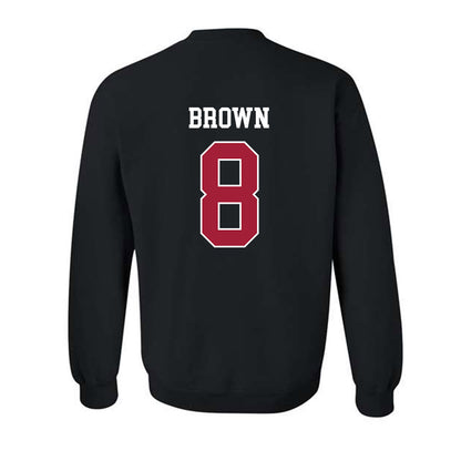 WSU - NCAA Football : Nylan Brown - Classic Fashion Shersey Crewneck Sweatshirt-1