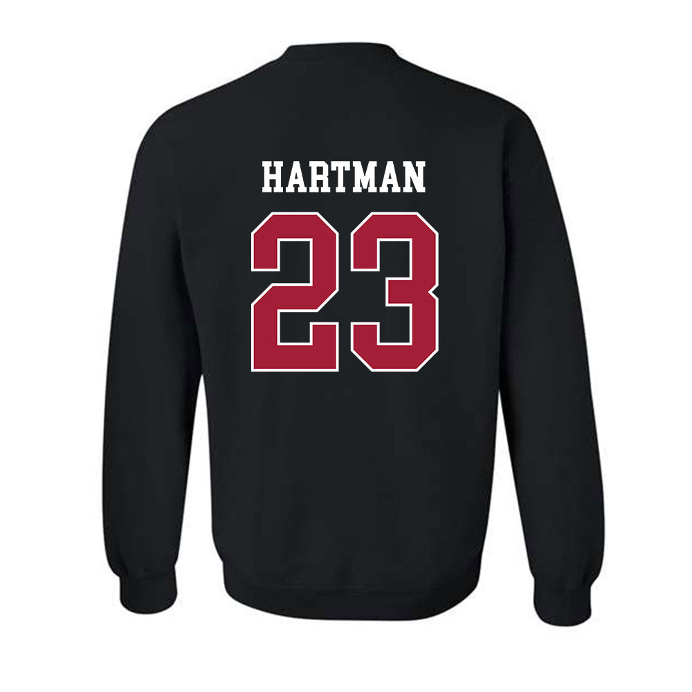 WSU - NCAA Baseball : Max Hartman - Classic Fashion Shersey Crewneck Sweatshirt-1