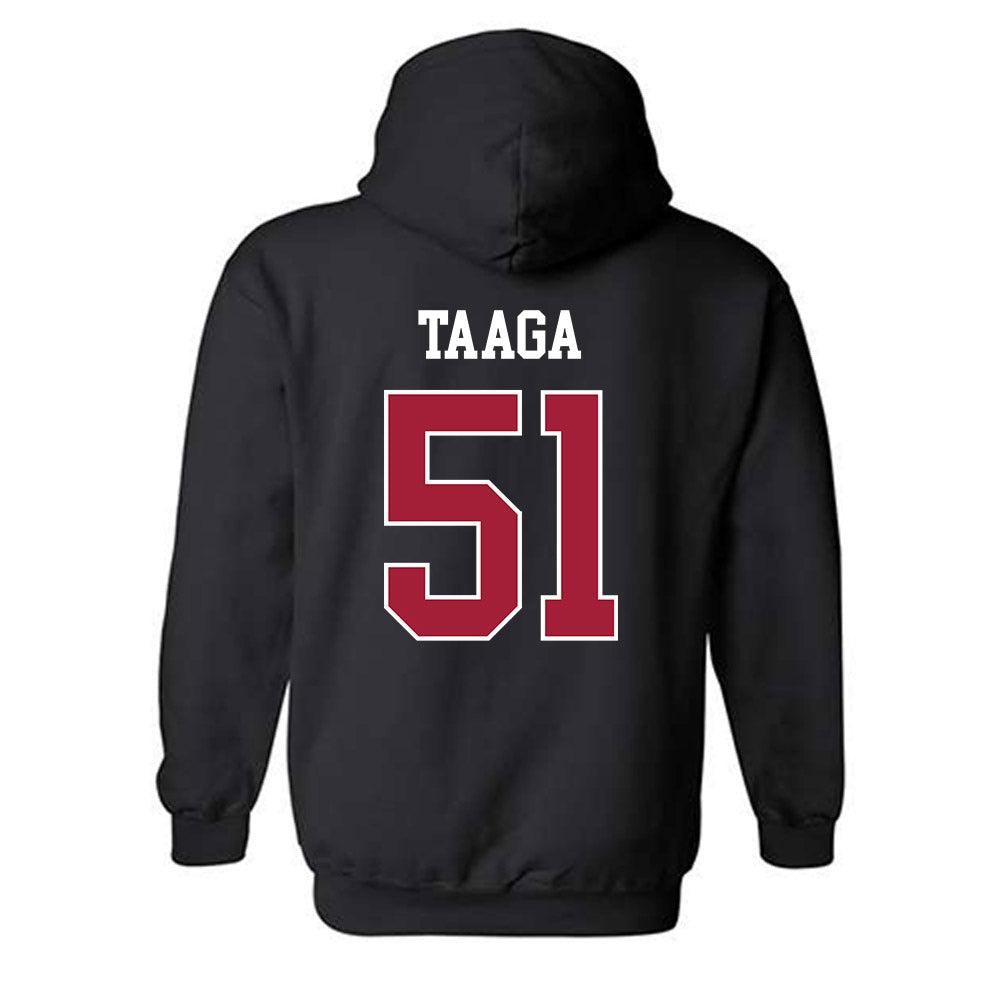 WSU - NCAA Football : Lolo Taaga - Classic Fashion Shersey Hooded Sweatshirt-1