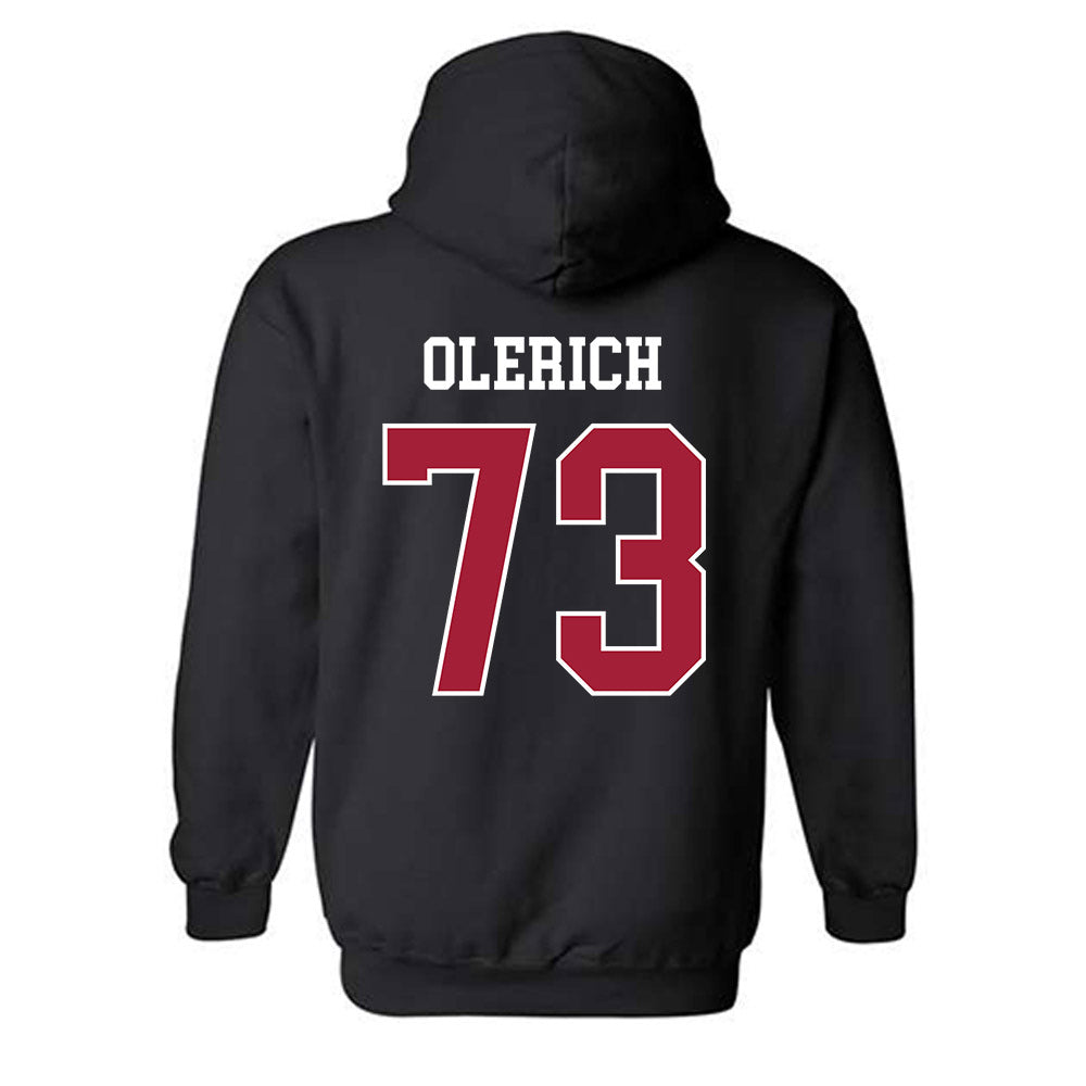 WSU - NCAA Football : AJ Olerich - Classic Fashion Shersey Hooded Sweatshirt-1