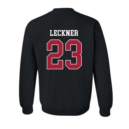 WSU - NCAA Football : Trey Leckner - Classic Fashion Shersey Crewneck Sweatshirt-1
