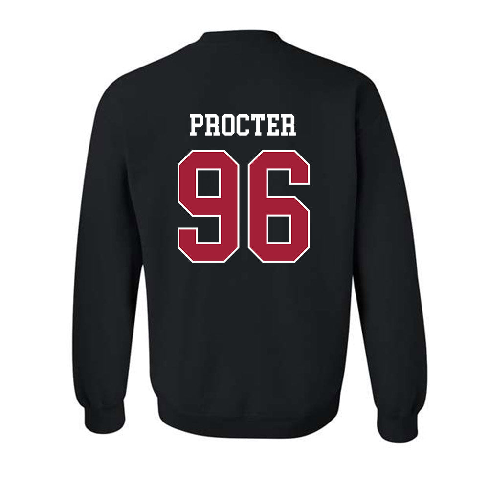 WSU - NCAA Football : Jack Procter - Classic Fashion Shersey Crewneck Sweatshirt-1