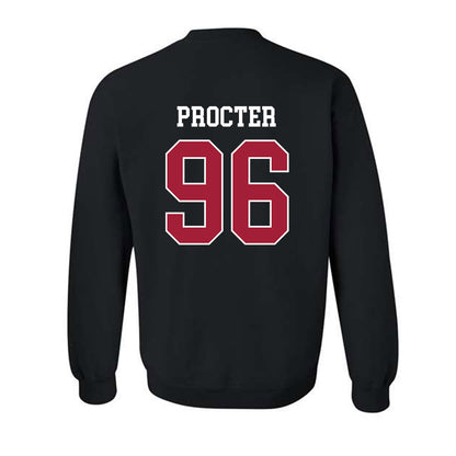 WSU - NCAA Football : Jack Procter - Classic Fashion Shersey Crewneck Sweatshirt-1