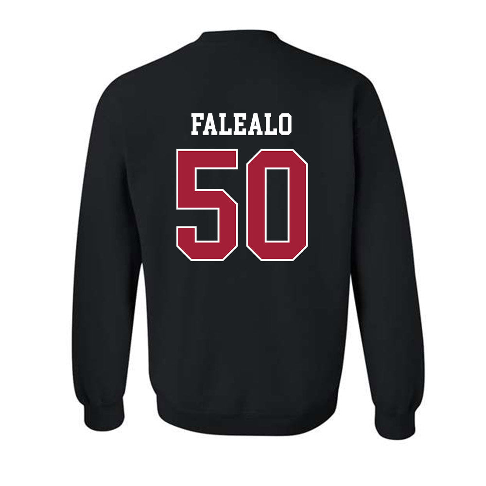 WSU - NCAA Football : Uilisone Falealo - Classic Fashion Shersey Crewneck Sweatshirt-1