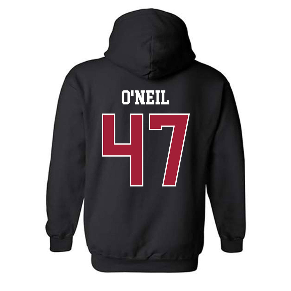 WSU - NCAA Baseball : Dillon O'Neil - Classic Fashion Shersey Hooded Sweatshirt-1