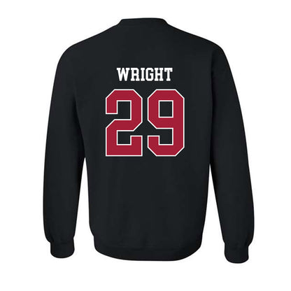 WSU - NCAA Football : Erimus Wright - Classic Fashion Shersey Crewneck Sweatshirt-1