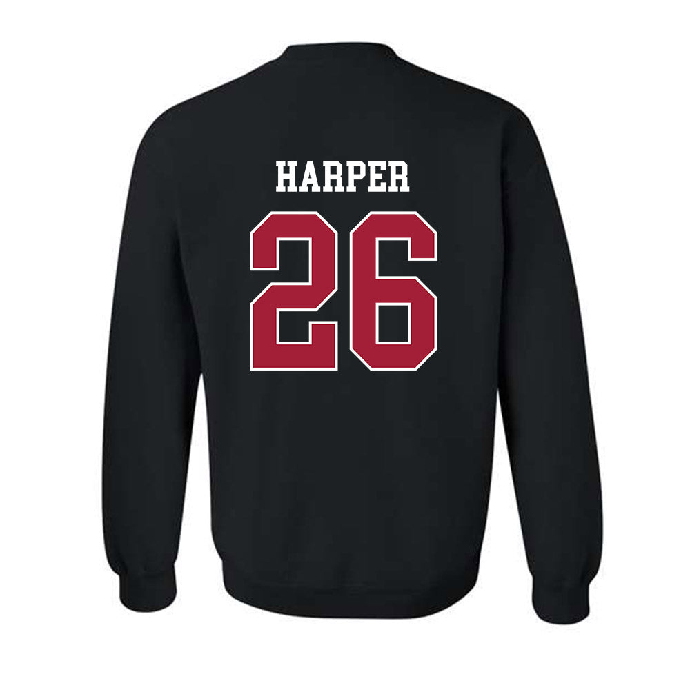 WSU - NCAA Baseball : Owen Harper - Classic Fashion Shersey Crewneck Sweatshirt-1