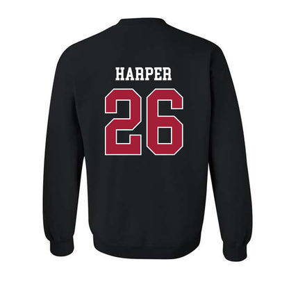 WSU - NCAA Baseball : Owen Harper - Classic Fashion Shersey Crewneck Sweatshirt-1