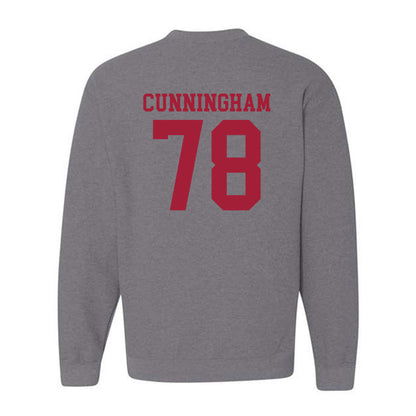 WSU - NCAA Football : Jorden Cunningham - Classic Fashion Shersey Crewneck Sweatshirt-1